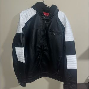 Daniel Color-Block Biker Jacket